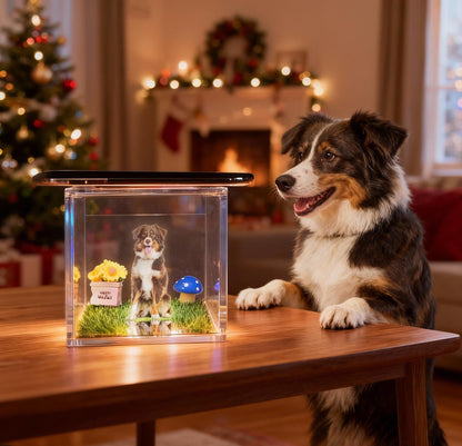 Paweverly™ - 3D Pet Memorial Hologram Projection Box